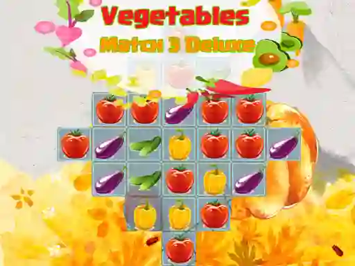 Vegetables Match 3 Deluxe — free online game