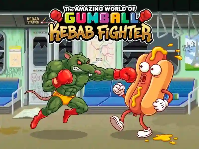 The Amazing World of Gumball Kebab Fighter — free online game