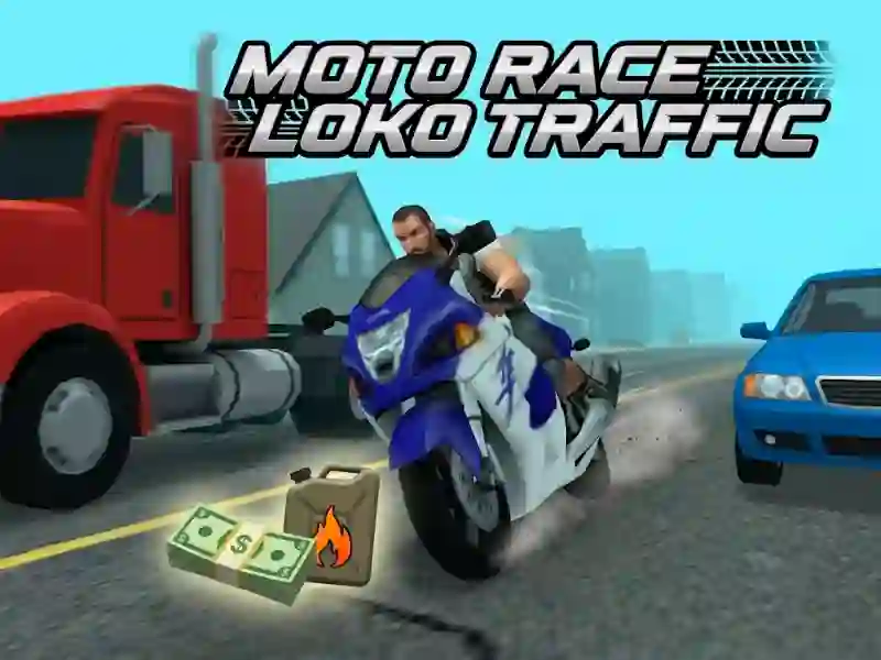 Moto Race Loko Traffic — lojë online falas