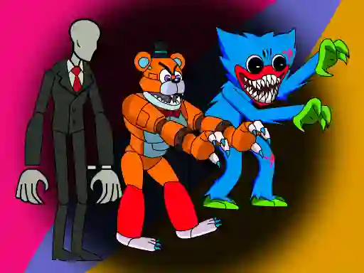 Monsters Attack Among Us Squad — free online game
