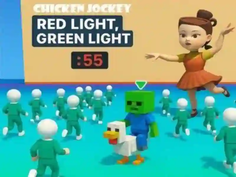 Chicken Jockey: Red Light Green Light – tasuta veebimäng