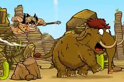 Caveman Hunt — безплатна онлайн игра