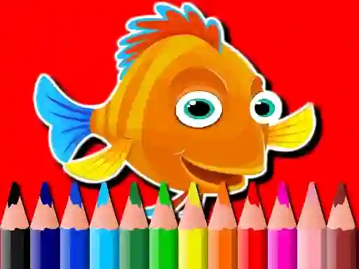 Back To School: Fish Coloring Book — free online game