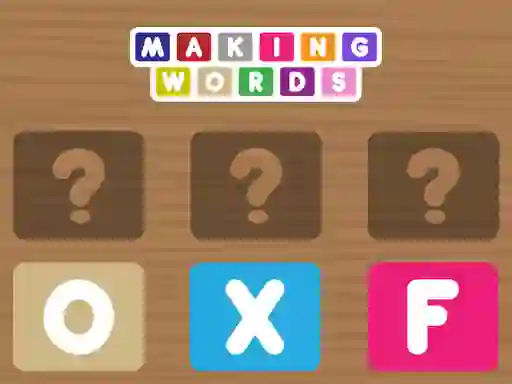 Játék Making Words online