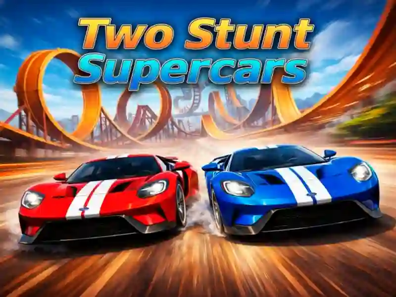 Two Stunt Supercars — free online game