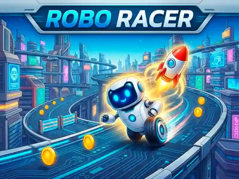 Гульня Robo Racer онлайн