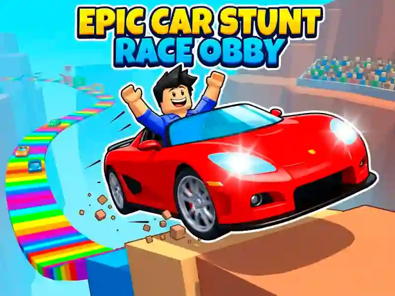 Epic Car Stunt Race Obby — permainan dalam talian percuma
