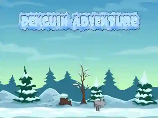 Gêm Penguin adventure ar-lein