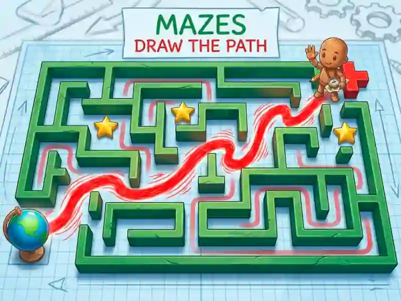 Mazes Draw The Path — free online game