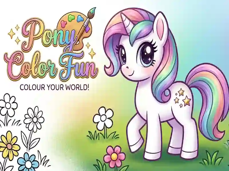 Spel Pony Color Fun aanlyn