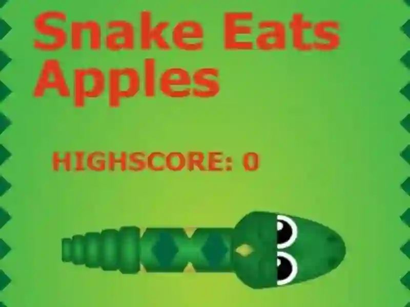 Snake Eats Apples — free online game
