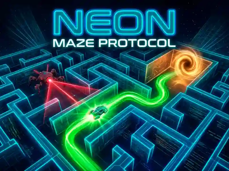 Neon Maze Protocol — bezmaksas tiešsaistes spēle