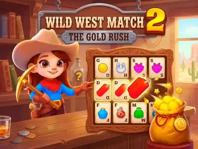Permainan Wild West Match 2: The Gold Rush talian