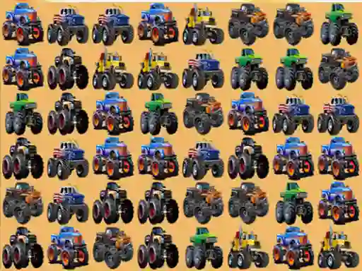 Monsters Trucks Match 3 — free online game