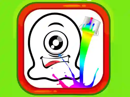 Coloring Book: Alien Family — free online game