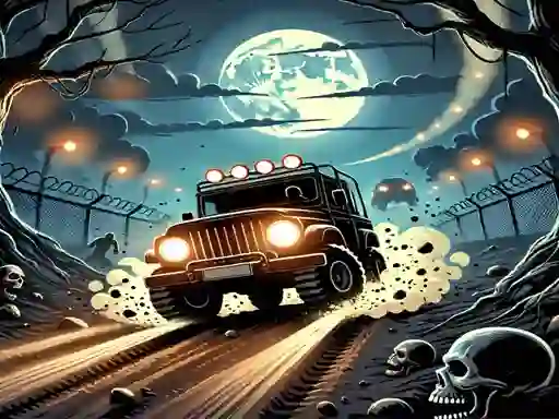 Racing Car Destroying Zombie — free online game