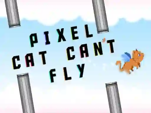 Pixel cat can't fly — free online game