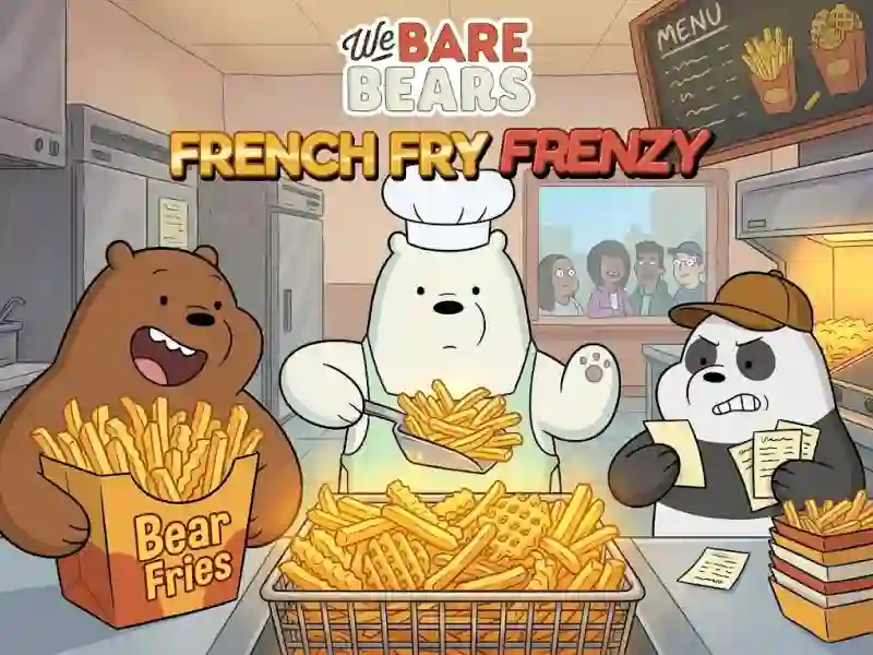 We Bare Bears French Fry Frenzy — juego gratis online