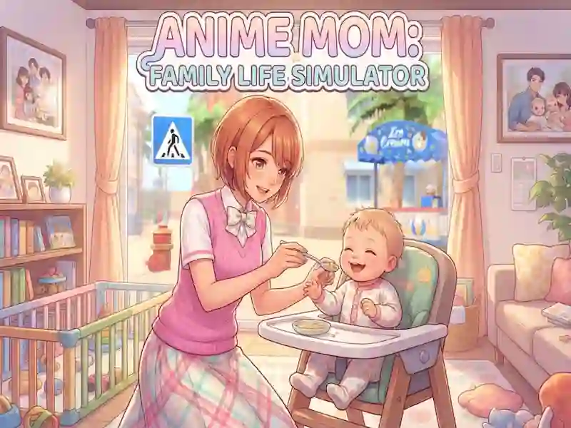 Гульня Anime Mom: Family Life Simulator онлайн