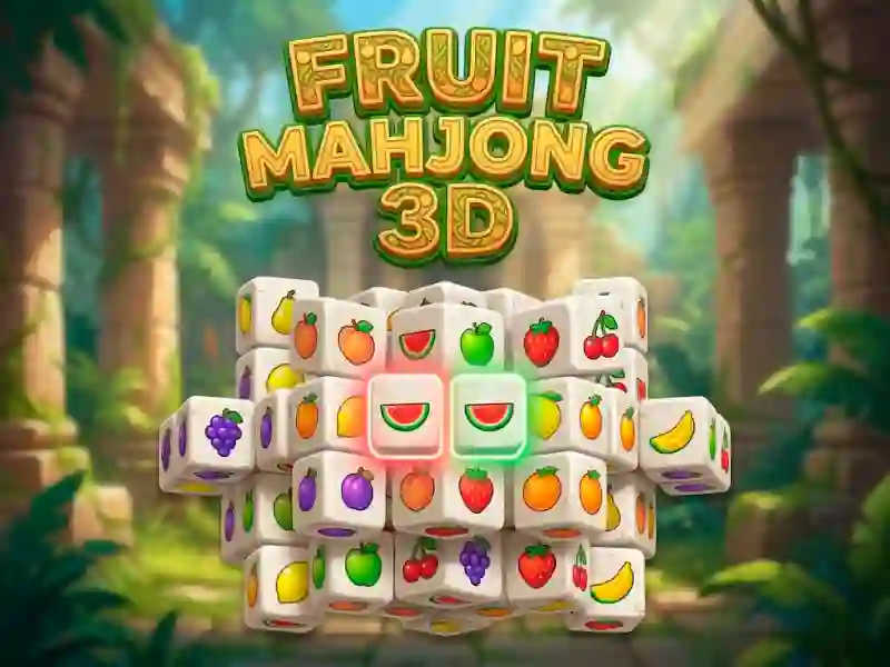 Игра Fruit Mahjong 3D онлајн