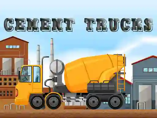 Permainan Cement Trucks Hidden Objects talian