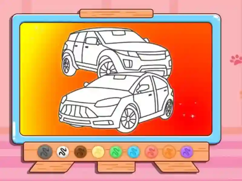Coloring Book: Sports Car – tasuta veebimäng