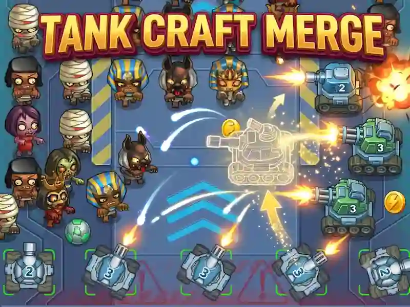 Spel Tank Craft Merge aanlyn
