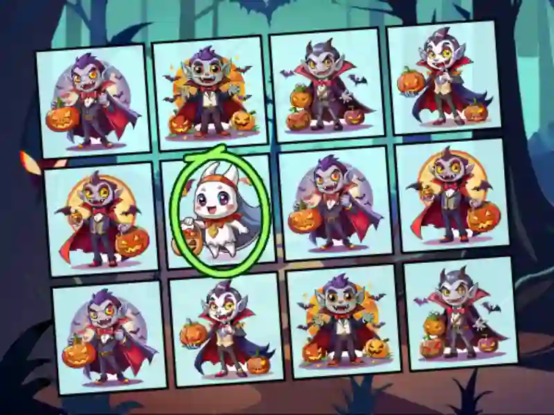 Spot the Unique Halloween — free online game