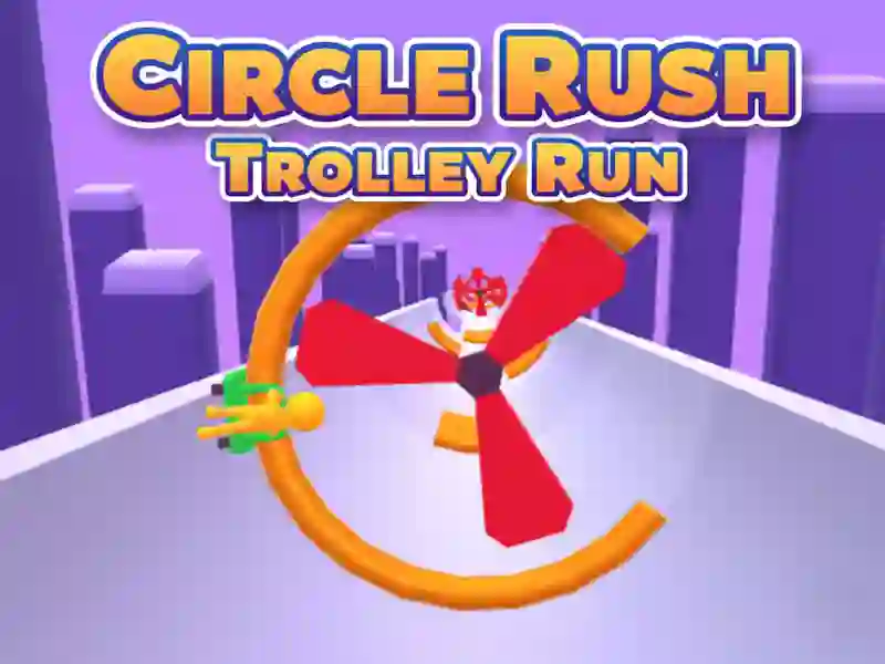 Circle Rush Trolley Run — jogo online grátis