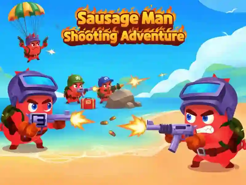 Sausage Man Shooting Adventure – tasuta veebimäng