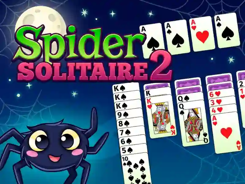 Гульня Spider Solitaire 2 онлайн