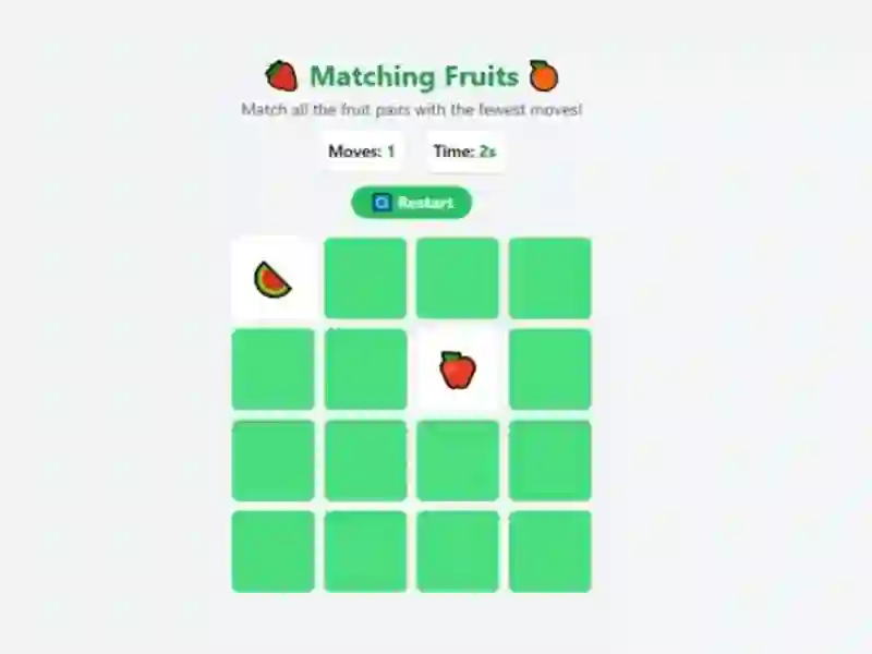 Matching Fruits — free online game