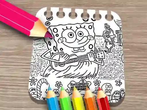 Sponge on the Run Coloring Book — free online game