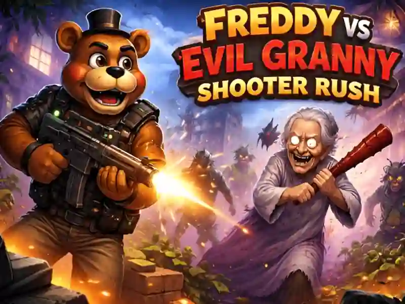 Freddy vs Evil Granny Shooter Rush — free online game