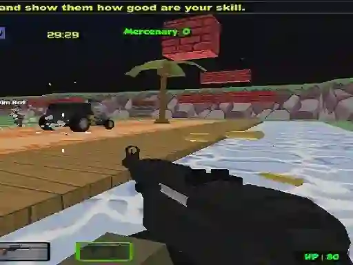 Blocky Combat Strike Zombie Multiplayer — free online game