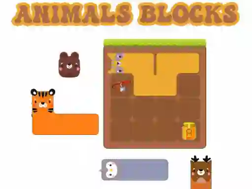 Spēle Animals Blocks online