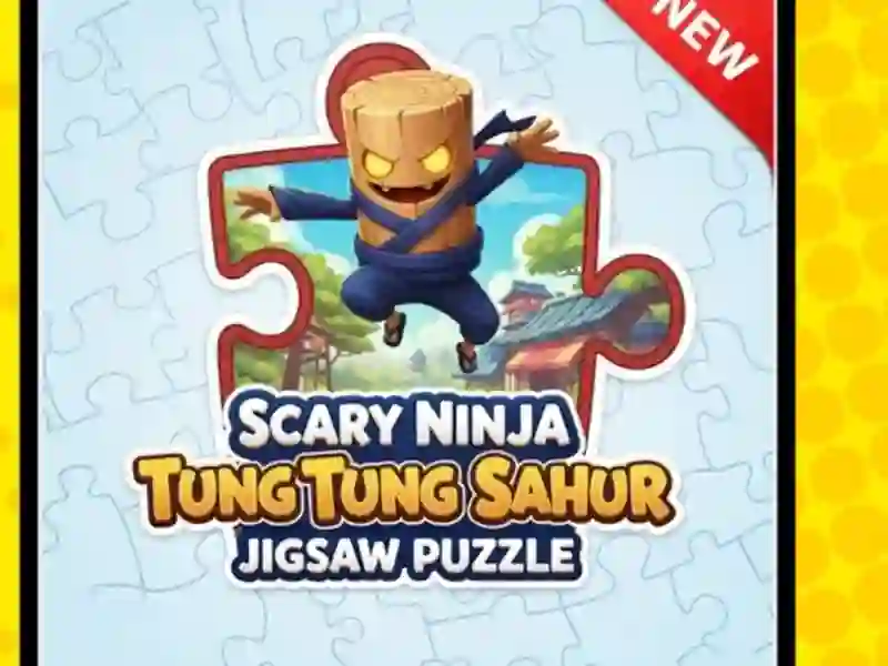 Scary Ninja Tung Tung Sahur Jigsaw Puzzle – tasuta veebimäng