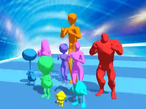 Játék Stickman Crowd Fight online