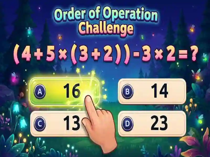 Order of Operation Challenge – tasuta veebimäng