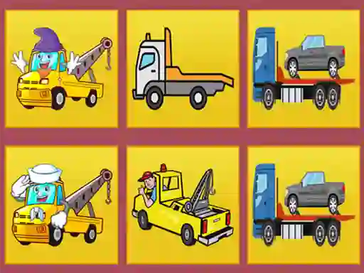Tow Trucks Memory — free online game