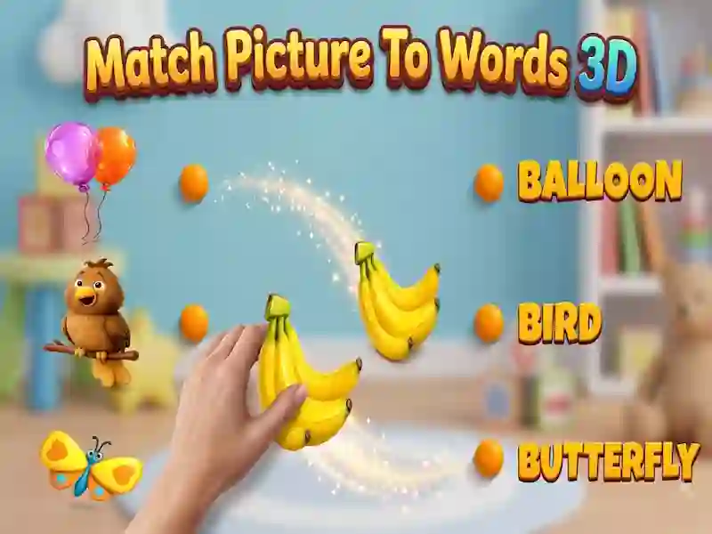 Match Picture To Words 3D – tasuta veebimäng