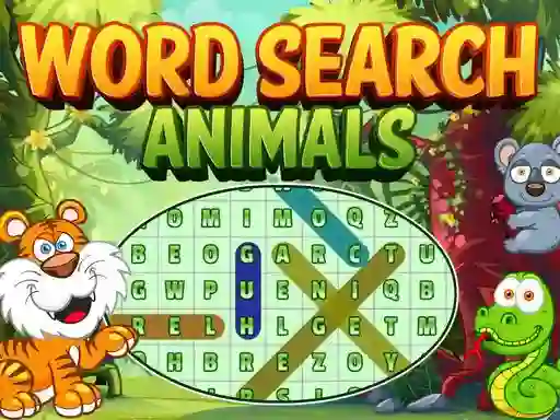 Word Search Animals — free online game