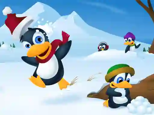 Cute Penguin Slide — free online game