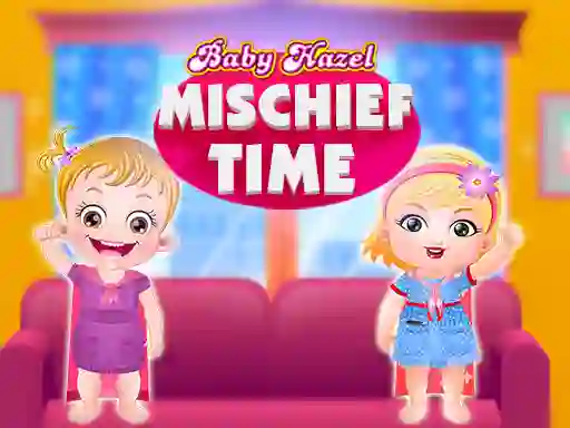 Baby Hazel mischief time