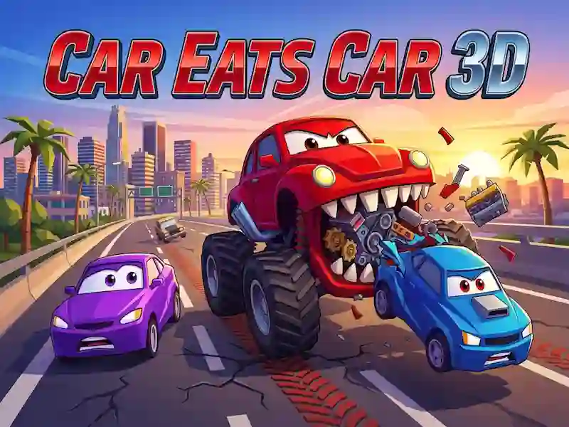 Car Eats Car 3D — bezplatná online hra