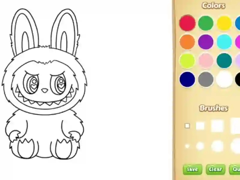 Gioco Labubu Coloring Book in linea