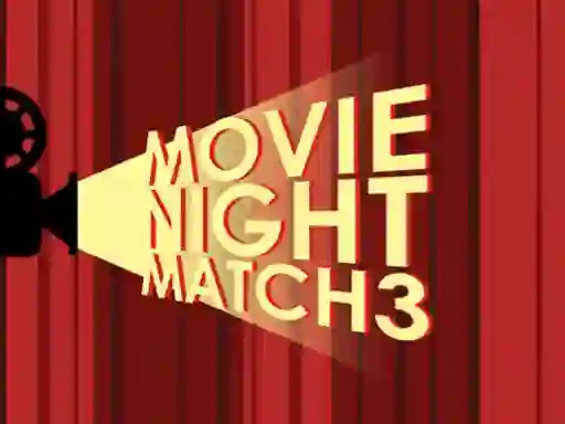 Movie Night Match 3 — free online game