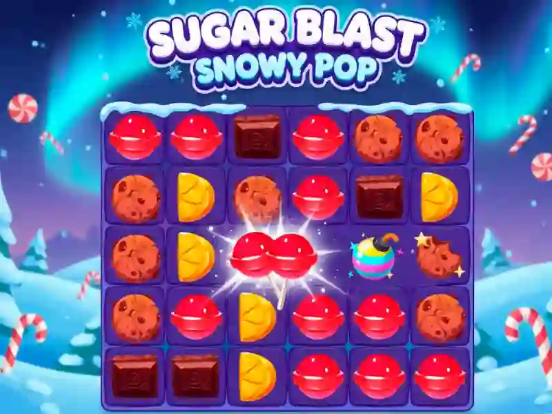 Sugar Blast Snowy Pop — free online game