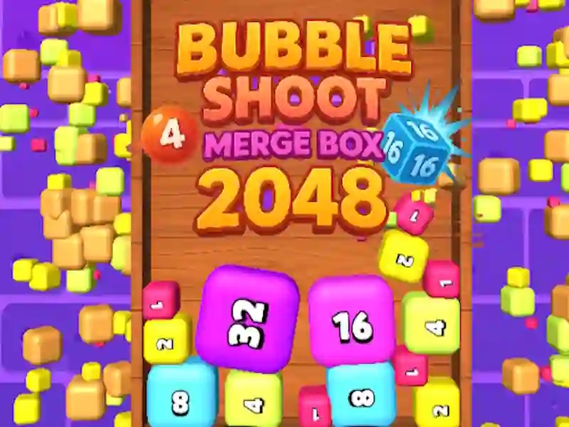 Bubble Shoot Merge Box 2048 — gioco online gratis