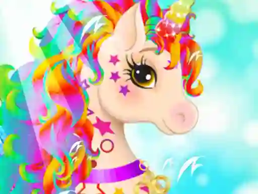 Logħba Unicorn For girls Dress up onlajn
